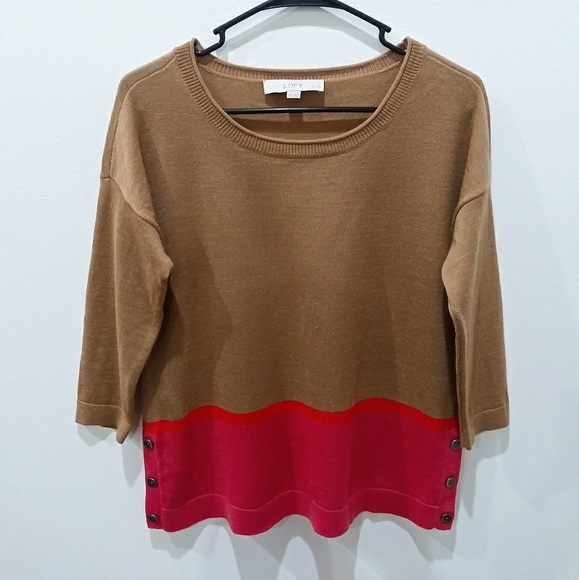 LOFT Sweaters - LOFT Color Block Sweater